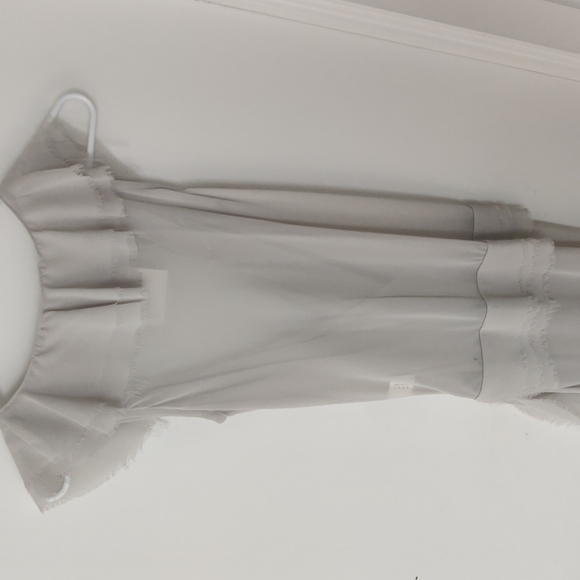 Japanese Designer Anon Cheerio Beautiful wrap dress layered ruffle - Picture 4 of 5